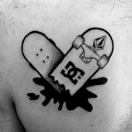 tatouage Skate